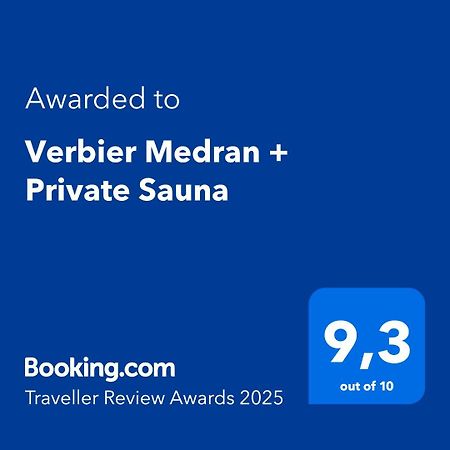 Verbier Medran + Private Sauna מראה חיצוני תמונה